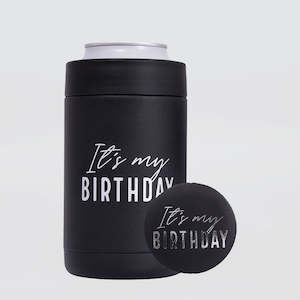 Insulated 'Birthday' Can Cooler
