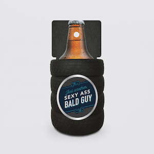 Cocktail Bar Accessories: Sexy Ass Bald Guy' Beer Holder