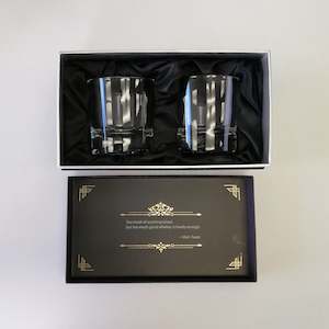 OLIIVON - Volcanic Glass Whiskey Set