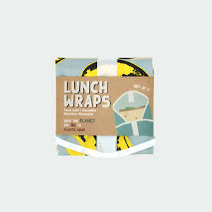Reusable: Lunch Wraps 'Banana Wraps' - 2pc
