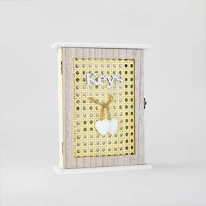 Hooks Bells: Key Holder Cabinet W/ Hearts