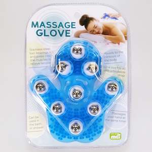 Grooming Pamper: Blue Massage Glove