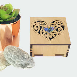 Jewellery Trinket: Small Trinket Box - Heart Korus