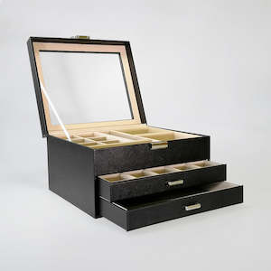 Clear Top Jewellery Boxes With Drawers