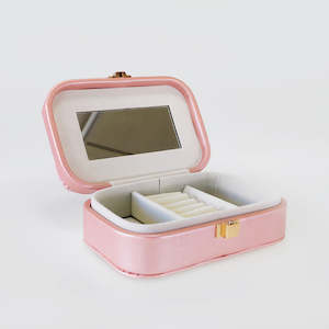 Jewellery Trinket: Mirror Insert Jewellery Box - Small