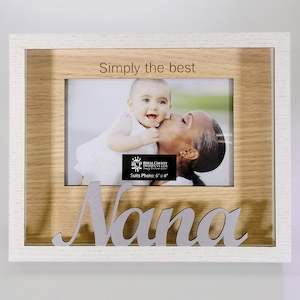 Grandparents: Simply the Best Frame 4"x 6" - Nana