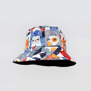 Cats: Cat Bucket Hats - Reversible