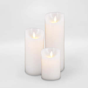 Candles 1: White LED Candles Set/3
