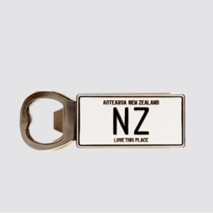 Magnet Number Plate Bottle Opener - 'NZ'