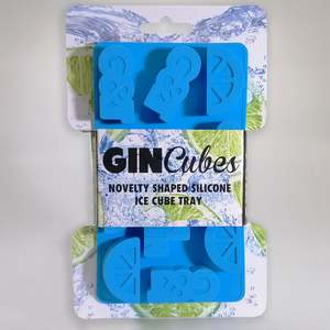 Cocktail Bar Accessories: Gin Cubes' Novelty Shaped Ice Cube Tray