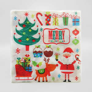 Napkins: Toon Santa' Xmas Napkins - 20