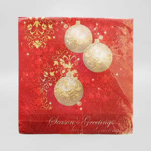 Napkins: Baubles' Xmas Napkins - 20
