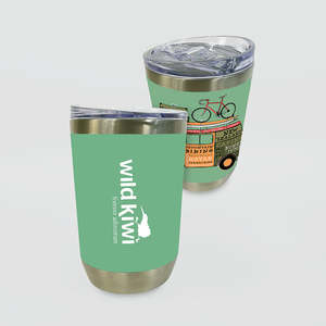 Reusable Bags Storage Bags: Wild Kiwi - 'Kombi Kiwi W/ Bike' Vacuum Cup
