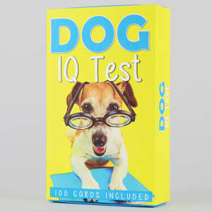 Adult Fun Games: Dog IQ Test Cards