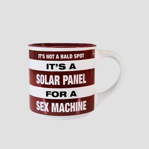 Fun Mugs: Boxed Mug - 'Bald Sex Machine...' Mug