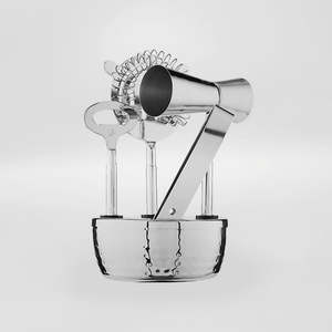 Maxwell Williams: Lexington Hammered Bar Tool Set/4