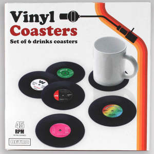 Gifts Under 50: Vinyl Record Style Coasters