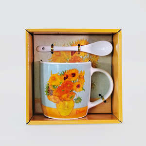 Secret Santa: Gift Boxed Mug - 'Sunflowers'