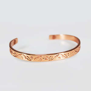 Vine Pattern Copper Bracelet