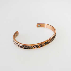 Copper Textured Bracelet