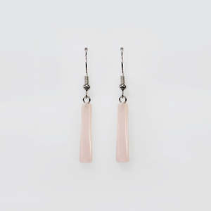 Rose Quartz - Drop Earrings