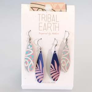 Jewellery Sets: Tribal Earth - Teardrop Earring Set