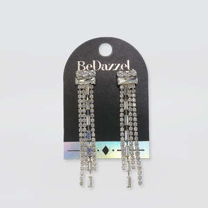 Bedazzel 'Crystal Multistring' Earrings