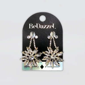 Best Sellers: Bedazzel 'Chained Crystal Flower' Earrings