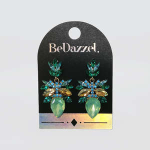 Bedazzel 'Petal & Teardrop' Earrings