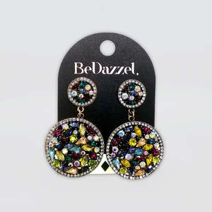 Best Sellers: Bedazzel 'Two Hoop Diamante' Earrings