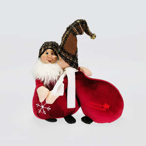 Christmas Gonks With Plaid Hats