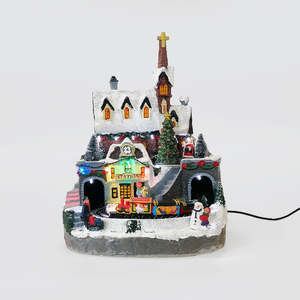 Christmas Village W/ Train & LED's