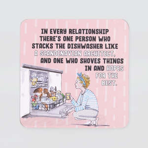Her: Funny Coaster - 'Dishwasher'