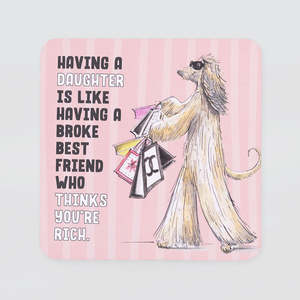 Funny Coaster - 'Daughter'