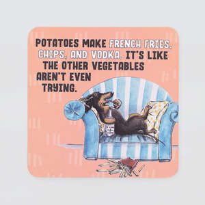 Funny Coaster - 'Potatoes'