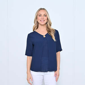 One Button Layered Top