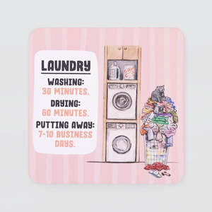 Funny Coaster - 'Laundry'