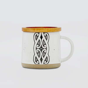 Moana Road: Miriama Glazed Espresso Mugs 'Kiwis'