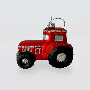 Xmas Tractor Bauble