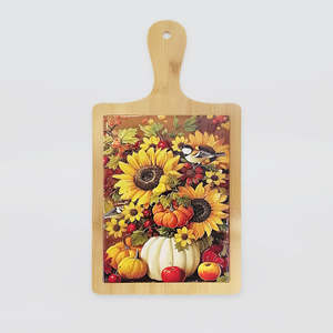 Best Sellers: Bamboo Handle Board - 'Sunflower Vase'