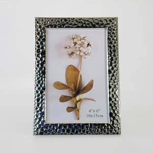Silver 'Beaten' Frame - 4 x 6