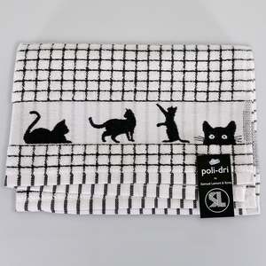 Napkins: Poli Dri Tea Towel - Cats