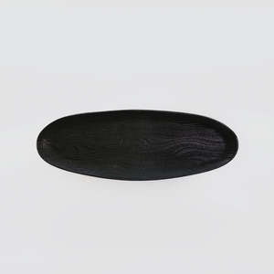 Trays Serveware: Ceramic 'Rectangle' Wavey Platter