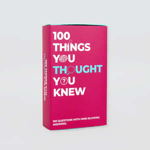 Cards - '100 Things You Wish You Knew'