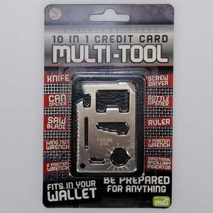 Executive Toys: 10 in 1 Credit Card Multi-Tool