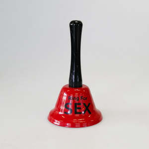 Ring For Sex' Bell - Red 7.5x12cm