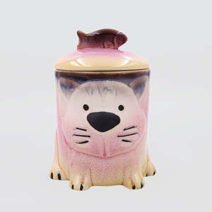 Cat Canister - 'Faithful Friends'