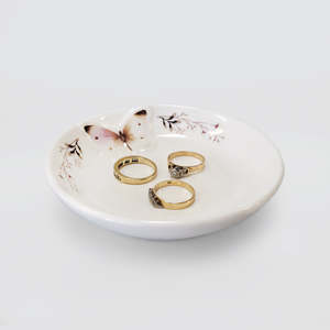 Her: Ceramic Butterfly Trinket Dish