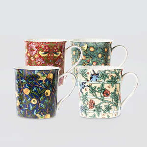 William Morris: William Morris Mugs - Set/4