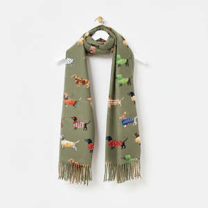 Dogs: Dog Scarf - Green